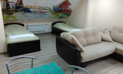 Однокомнатная квартира на 4 человека, 77кв.м, ул.Зеленая 5
