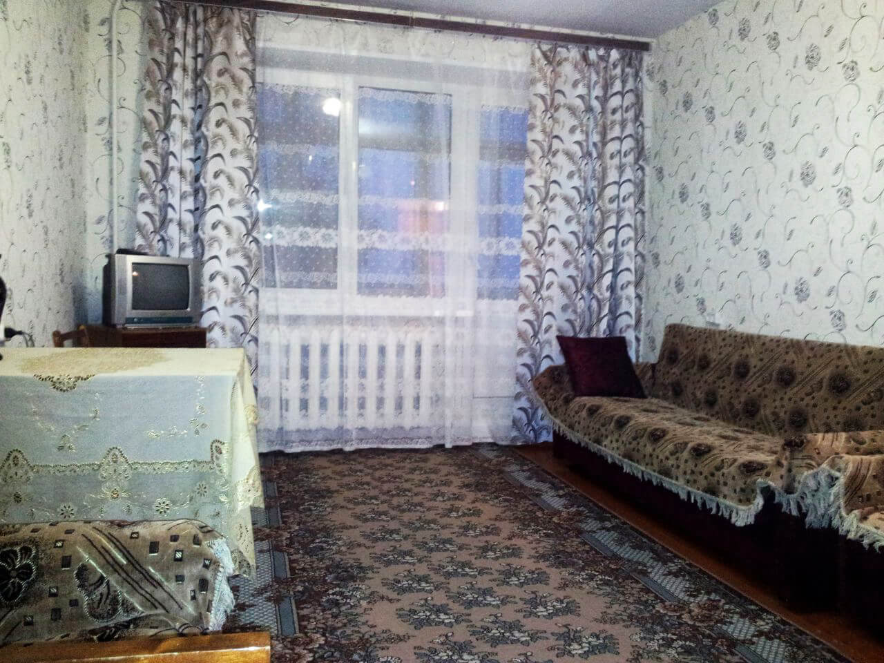 Однокомнатная квартира на 3 человека, 38кв.м, ул.Чкалова 64