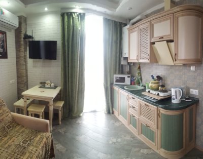 Однокомнатная квартира “ROMANTIK” на ул.Ружейная 21 (26кв.м) до 4 гостей