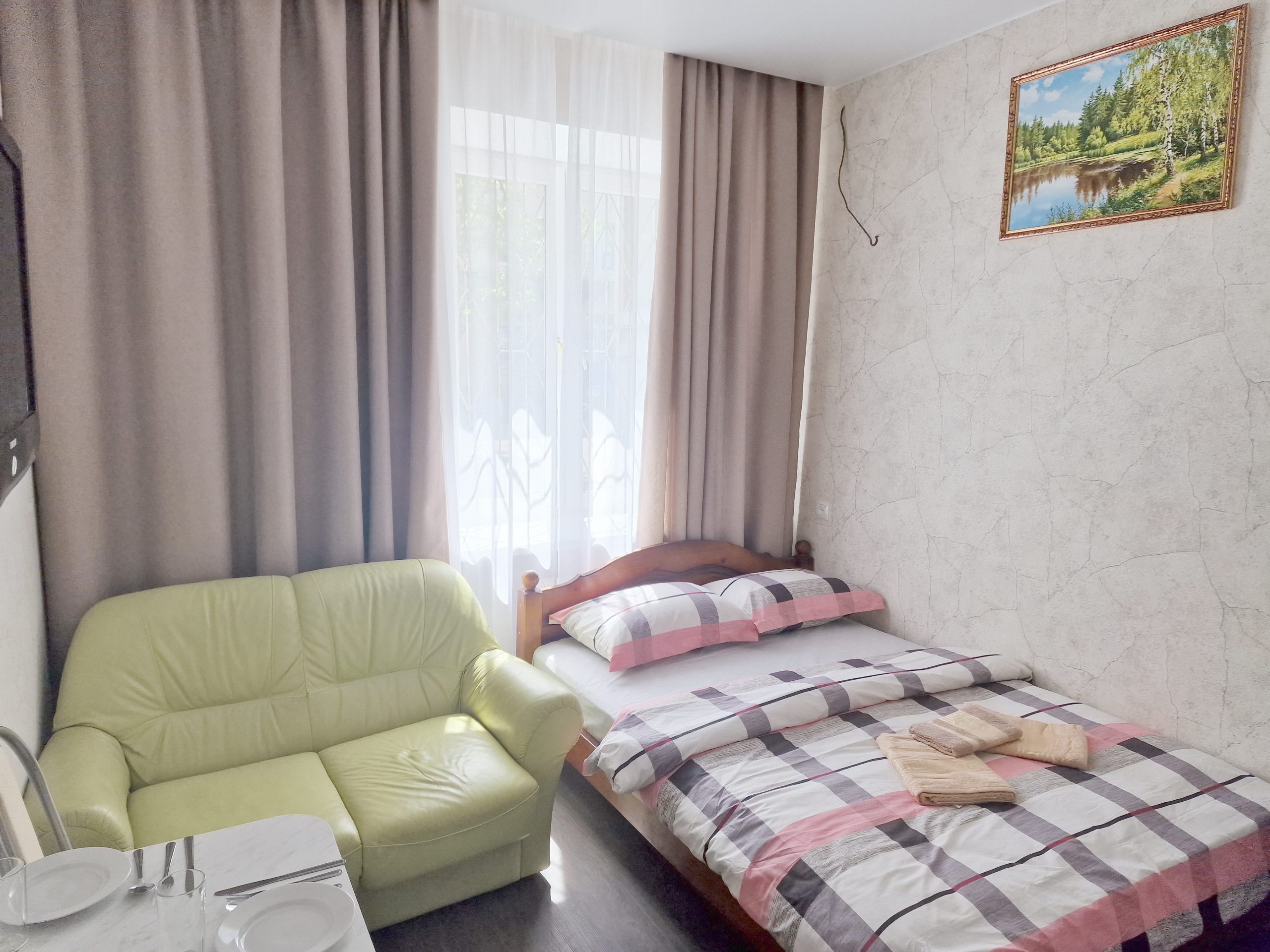 Однокомнатная квартира «11» на ул. Автозаводская 17к3 (20кв.м) до 3 гостей