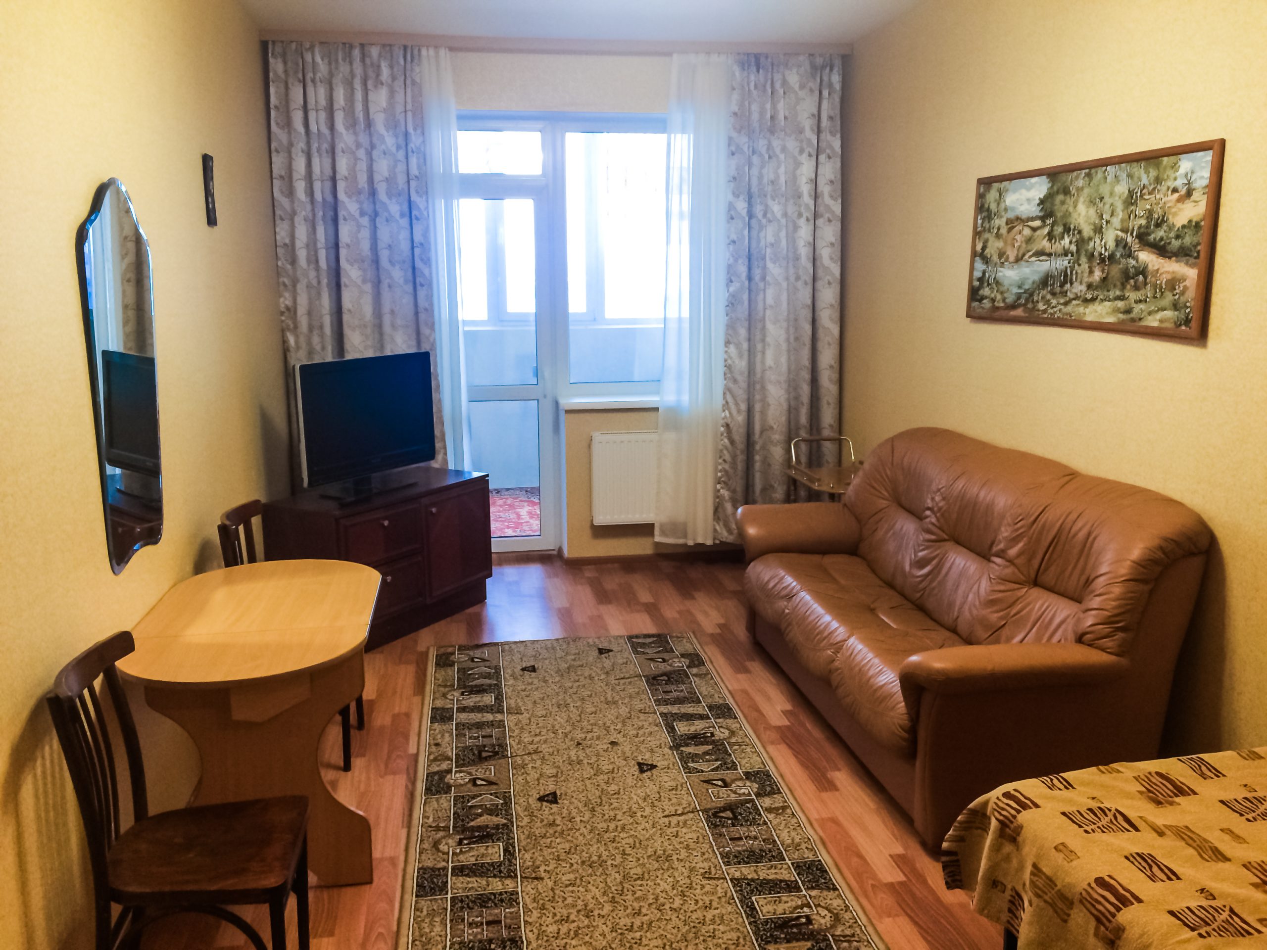 Однокомнатная квартира на ул. Чернышевского 17д (40кв.м)до 4 гостей